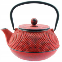 CZAJNIK 0,8L ŻELIWNY 4x CZARKI ŻELIWNE DO HERBATY