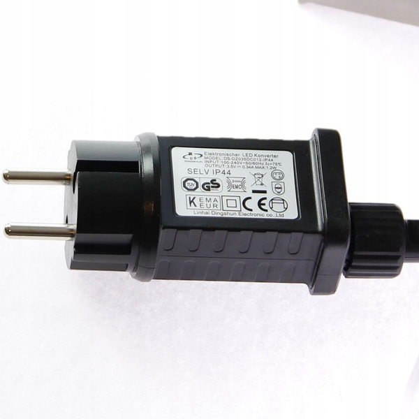 LAMPKI OGRODOWE ŻARÓWKI ŁAŃCUCH LED GIRLANDA 230V