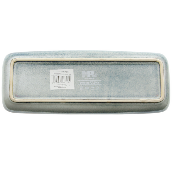 PATERA TALERZ PÓŁMISEK SALATERKA PROSTOKĄTNY CERAMICZNY 25 cm