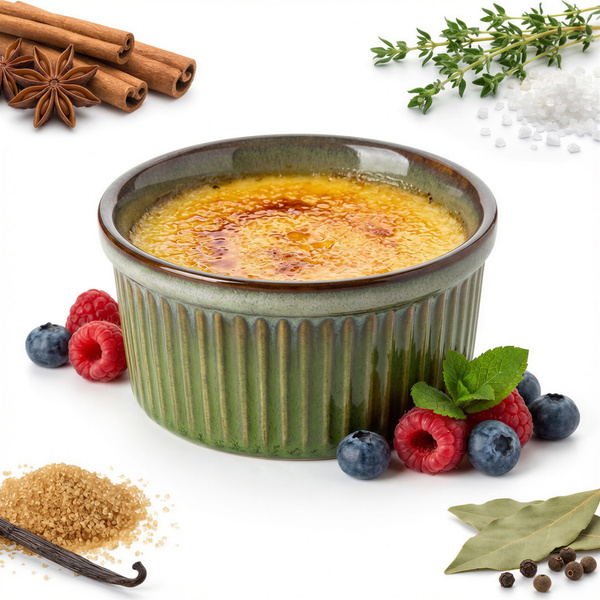 MISECZKA FOREMKA DO MUFFINEK CREME BRULLE DESERÓW DO ZAPIEKANIA CERAMICZNA