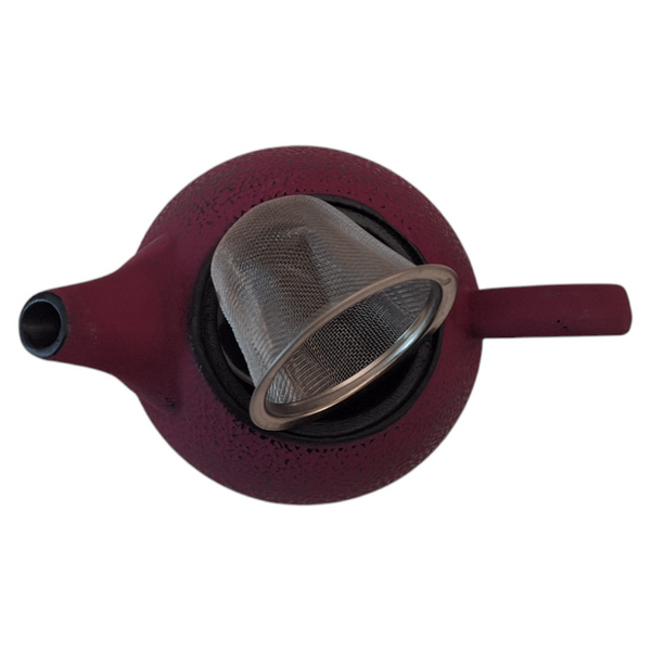 ZAPARZACZ 0.4L FILIŻANKA ŻELIWNA IMBRYK Z SITKIEM DO PARZENIA HERBATY ZIÓŁ