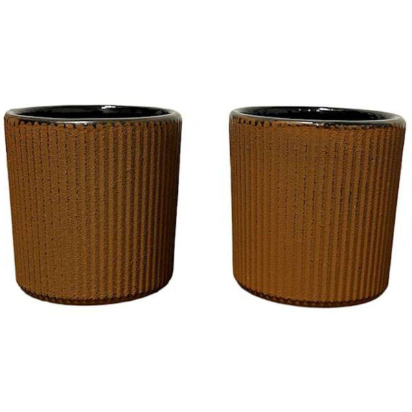 CZARKI ŻELIWNE FILIŻANKI 2 SZT ZESTAW ŻELIWNY DO HERBATY I ZIÓŁ 100ml