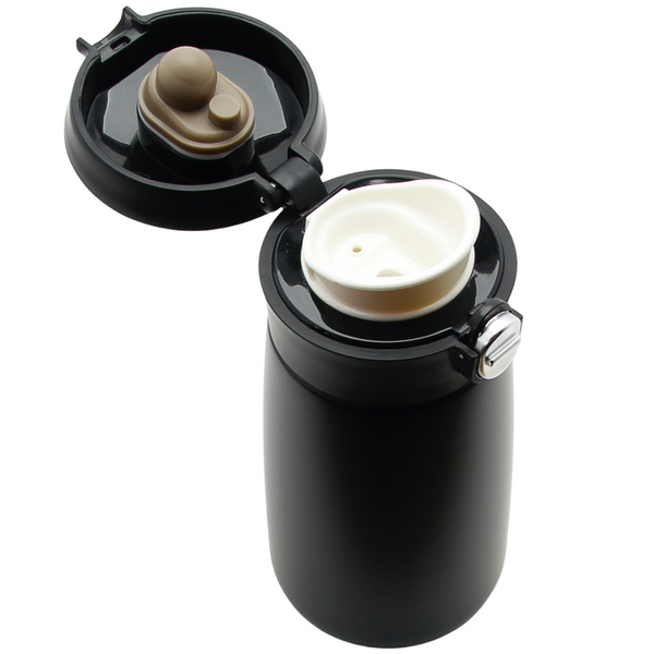 TERMOS KUBEK TERMICZNY PODRÓŻNY STALOWY 300ml BUTELKA DO WODY CIEPŁEJ MLEKA