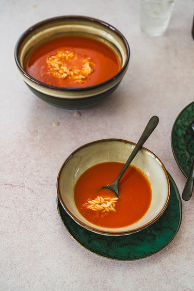 SERWIS OBIADOWY CERAMICZNY 18 ELEMENTÓW DLA 6 OSÓB GREEN GREY OMBRES