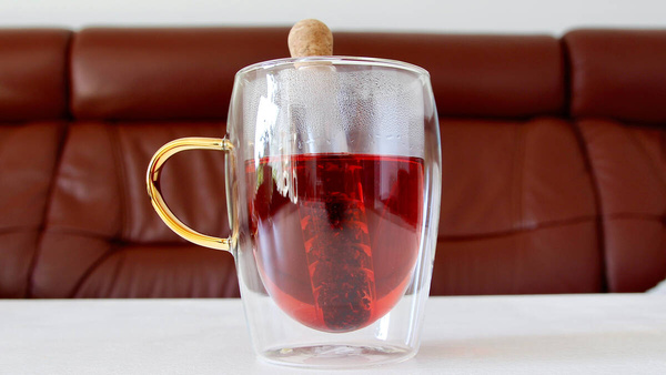 ZAPARZACZ SZKLANY DO PARZENIA HERBATY ZIÓŁ SITKO DO SUSZONYCH OWOCÓW