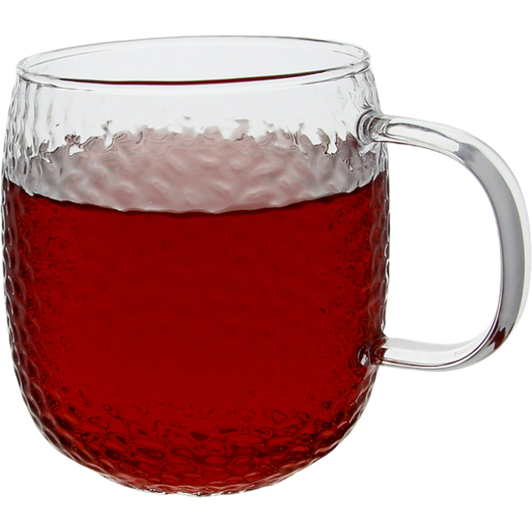 SZKLANKA KUBEK SZKLANA DO KAWY I HERBATY 333 ml 8.9 cm PRZEZROCZYSTY