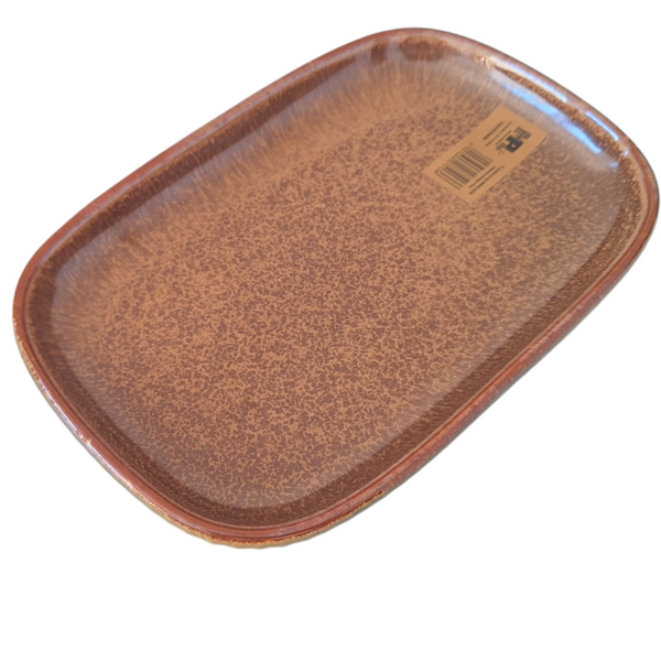 PÓŁMISEK SALATERKA PATERA TALERZ SAŁATKOWY PROSTOKĄTNY CERAMICZNY 20 cm