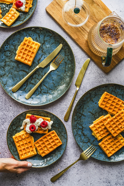 SERWIS OBIADOWY CERAMICZNY 18 ELEMENTÓW DLA 6 OSÓB NAVY GREY OMBRES