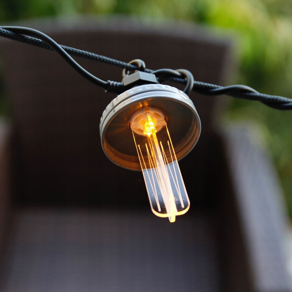 LAMPKI OGRODOWE ŻARÓWKI ŁAŃCUCH LED GIRLANDA 230V