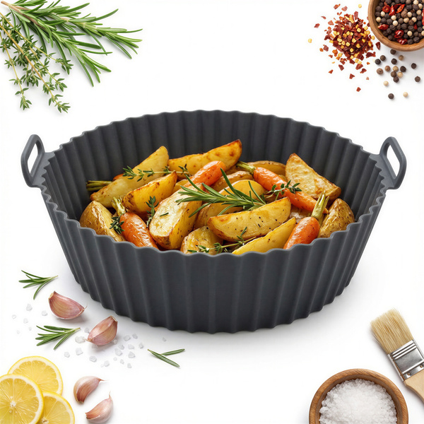 WKŁADKI DO PIECZENIA W FRYTKOWNICY SILIKONOWY WKŁAD FOREMKA WILOKROTNEGO UŻYTKU