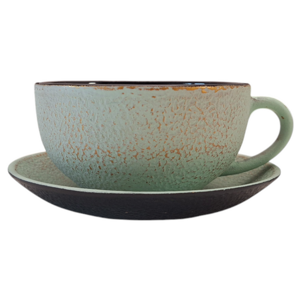 ZAPARZACZ 0.4L FILIŻANKA ŻELIWNA IMBRYK Z SITKIEM DO PARZENIA HERBATY ZIÓŁ