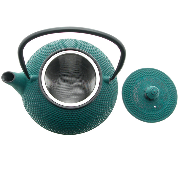 IMBRYK ZAPARZACZ ŻELIWNY Z SITKIEM DO ZIÓŁ HERBATY CZAJNIk 0.8 L ŻELIWO