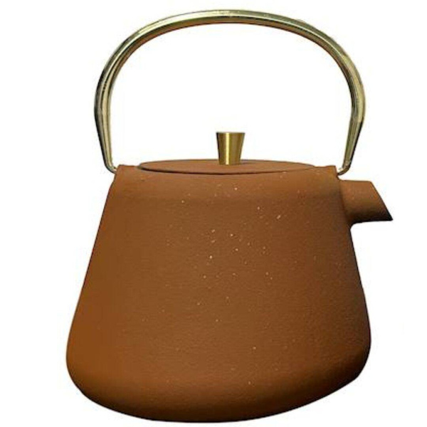 CZAJNIK IMBRYK ŻELIWNY 1L ZAPARZACZ SITKO STAL DO HERBATY +4 CZARKI ŻELIWNE