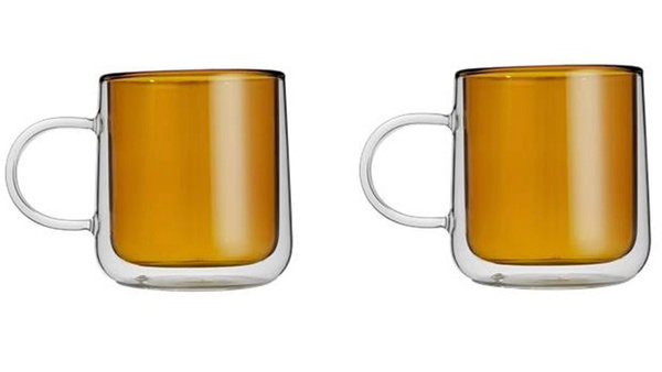 SZKLANKI TERMICZNE 250ml DO KAWY HERBATY 2 szt