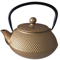 CZAJNIK IMBRYK ŻELIWNY 0,8L ZAPARZACZ SITKO DO HERBATY +2 CZARKI +PODKŁADKA