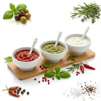 SOSJERKI POJEMNIKI DO SOSU DIPÓW 3 szt ZESTAW