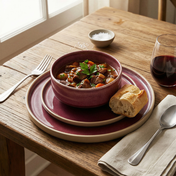 SERWIS OBIADOWY KOMPLET TALERZY 18EL. ZASTAWA OBIADOWA ZESTAW NA 6 OSÓB