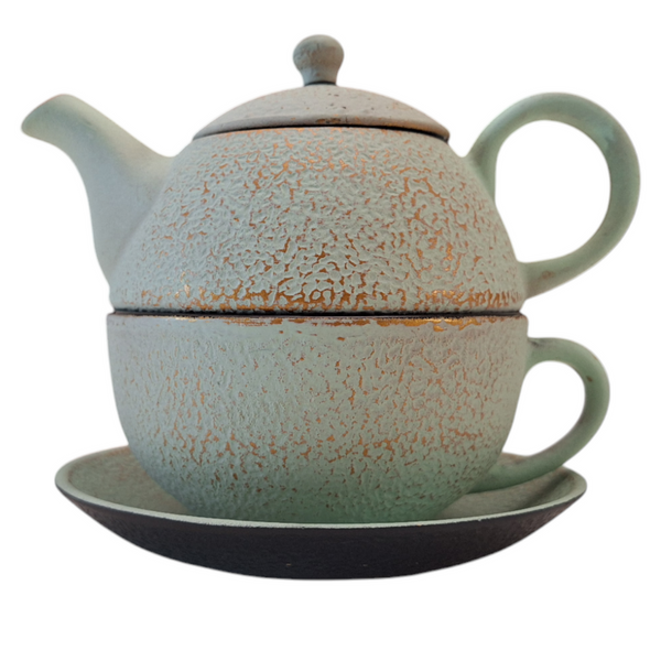 ZAPARZACZ 0.4L FILIŻANKA ŻELIWNA IMBRYK Z SITKIEM DO PARZENIA HERBATY ZIÓŁ