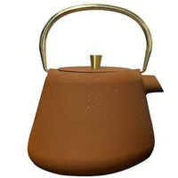 CZAJNIK IMBRYK ŻELIWNY 1L ZAPARZACZ SITKO STAL DO HERBATY +4 CZARKI ŻELIWNE