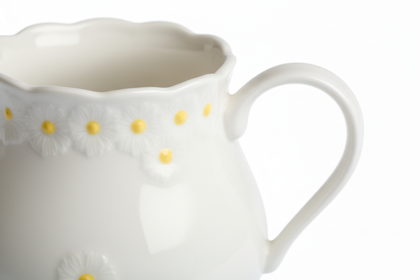 DZBANEK DO KAWY HERBATY CERAMICZNY 0.8L ELEGANCKI I FUNKCJONALNY DAISY LINE