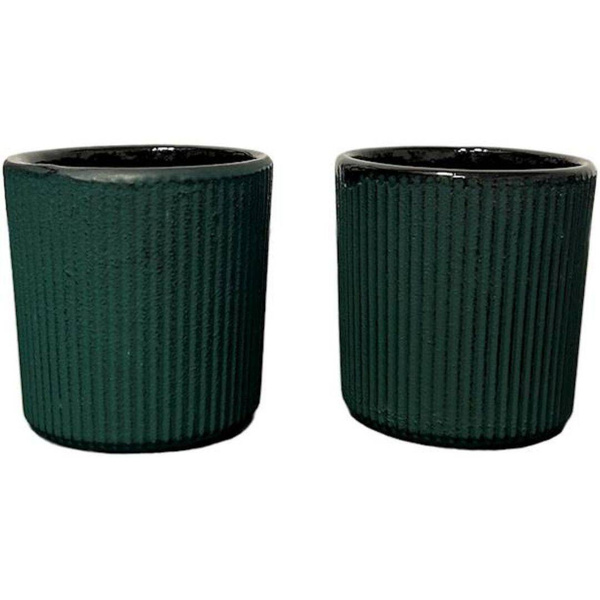 CZARKI ŻELIWNE FILIŻANKI 2 SZT ZESTAW ŻELIWNY DO HERBATY I ZIÓŁ 100ml