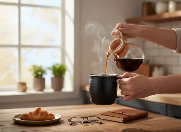 KUBEK STAL NIERDZEWNA 475 ML CZARNA POWŁOKA