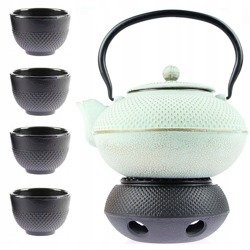 ZAPARZACZ CZAJNIK CZARKI ŻELIWNE DO HERBATY