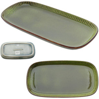 PÓŁMISEK SALATERKA PATERA TALERZ SAŁATKOWY PROSTOKĄTNY CERAMICZNY 30 cm