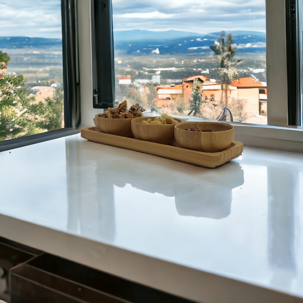 MISECZKI POJEMNIKI DO SOSU DIPÓW ORZECHÓW PRZEKĄSEK ZESTAW 3 szt. BAMBUSOWE