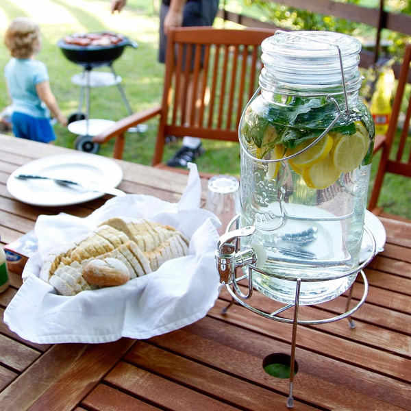 SŁÓJ Z KRANIKIEM SŁOIK SZKLANY DO LEMONIADY WODY