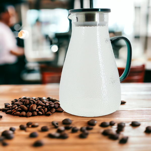 DZBANEK SZKLANY NA NAPOJE HERBATĘ KAWE HOT 2L WODY SOKU 22,6 CM