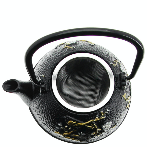 IMBRYK ZAPARZACZ ŻELIWNY Z SITKIEM DO ZIÓŁ HERBATY CZAJNICZEK 0.3 L ŻELIWO