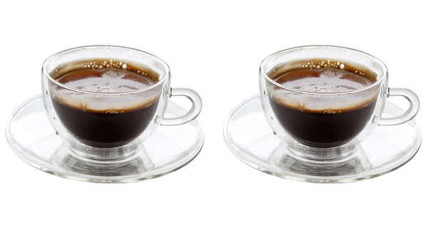 2x FILIŻANKI TERMICZNE 250ml DO KAWY HERBATY