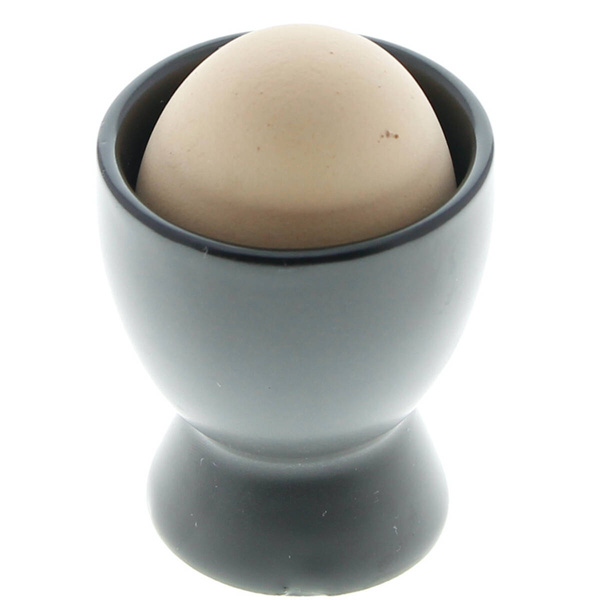 KIELISZEK DO JAJKA PODSTAWKA DO JAJA CZARNY