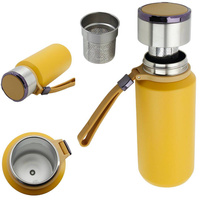 TERMOS KUBEK TERMICZNY PODRÓŻNY STALOWY 650 ml  DO KAWY HERBATY WODY +SITKO