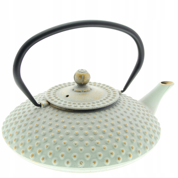 CZAJNIK ŻELIWNY 1,25L IMBRYK ZAPARZACZ DO HERBATY + 2x CZARKI + PODKŁADKA