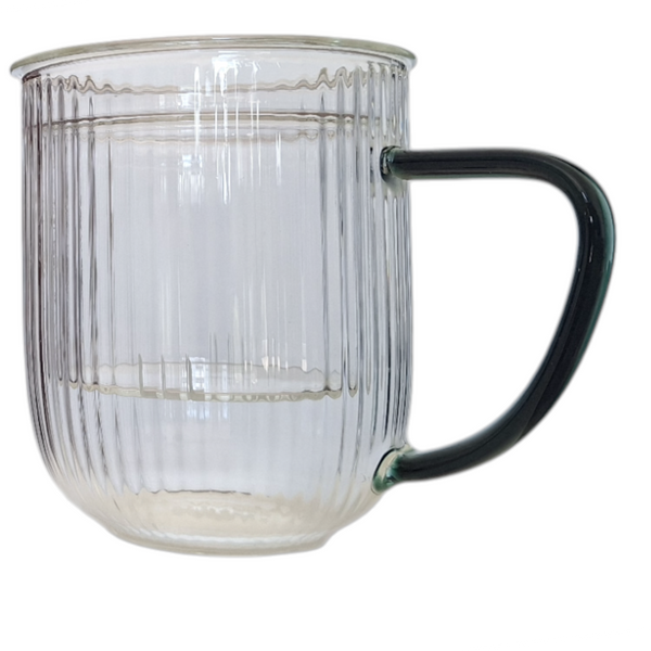 SZKLANKA KUBEK TERMICZNY 0,4L ZAPARZACZ SZKLANY DO PARZENIA HERBATY I ZIÓŁ