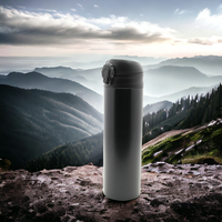 TERMOS KUBEK TERMICZNY PODRÓŻNY STALOWY 450 ml  DO KAWY HERBATY WODY