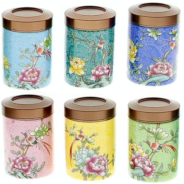 ZESTAW POJEMNIKÓW KOMPLET 5 DO KAWY HERBATY PRZYPRAW POJEMNIKI PORCELANOWE