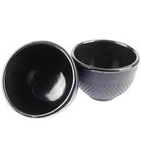 CZARKI ŻELIWNE 2 SZT ZESTAW ŻELIWNY DO HERBATY