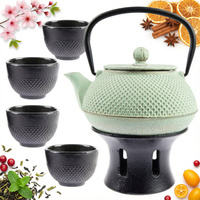 ZAPARZACZ ŻELIWNY CZARKI x4 ZESTAW PODGRZEWACZ