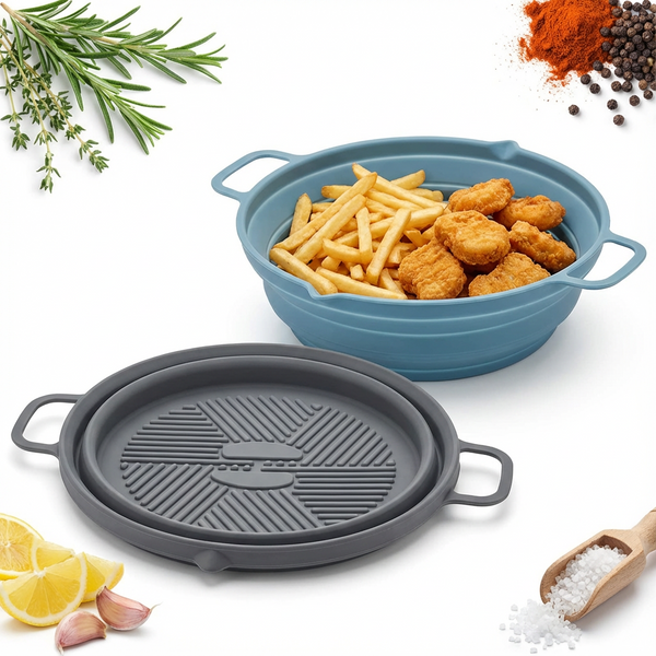 WKŁAD SILIKONOWY DO FRYTKOWNICY AIR FRYER BEZTŁUSZCZOWEJ FORMA DO PIECZENIA