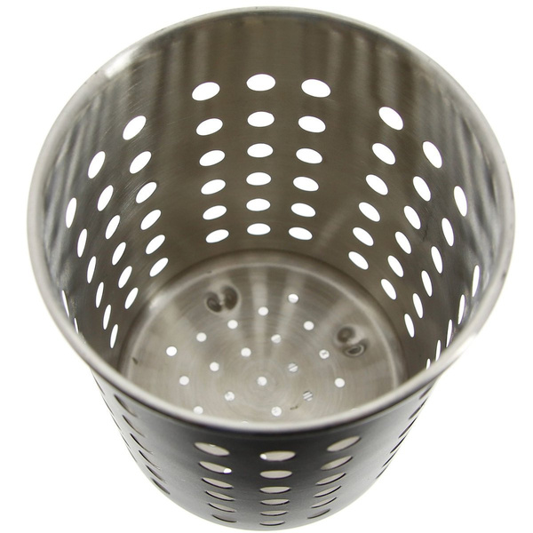 POJEMNIK NA SZTUĆCE ORGANIZER KOSZYK CZARNY STAL