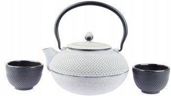 ZAPARZACZ CZAJNIK 2x CZARKI ŻELIWNE DO HERBATY