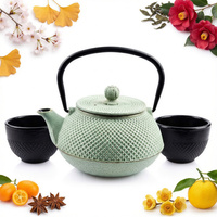 ZAPARZACZ IMBRYK 0,8L ŻELIWNY 2x CZARKI DO HERBATY