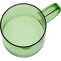 SZKLANKA SZKLANA KUBEK DO KAWY I HERBATY 310 ml. 8,7 cm ZIELONA