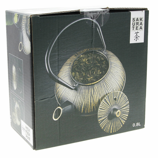 CZAJNIK ŻELIWNY ZAPARZACZ DO HERBATY I ZIÓŁ IMBRYK