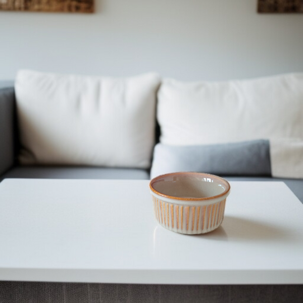 MISECZKA CREME BRULLE FOREMKA DO MUFFINEK DESERÓW DO ZAPIEKANIA CERAMICZNA