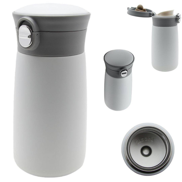 TERMOS KUBEK TERMICZNY PODRÓŻNY STALOWY 0.3L DO KAWY HERBATY WODY MLEKA