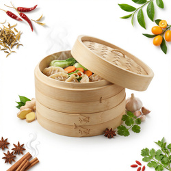 GOTOWANIE NA PARZE BAMBUSOWY WKŁAD RĘCZNA ROBOTA.